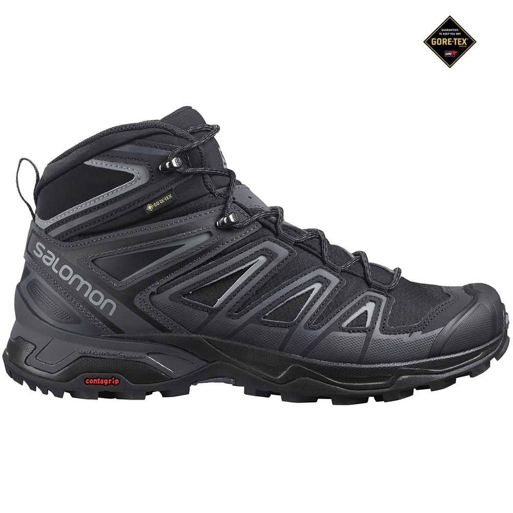 Salomon X ULTRA MID 3 GTX® Botas De Montaña Hombre - Negras - Colombia (13276-VDSU)